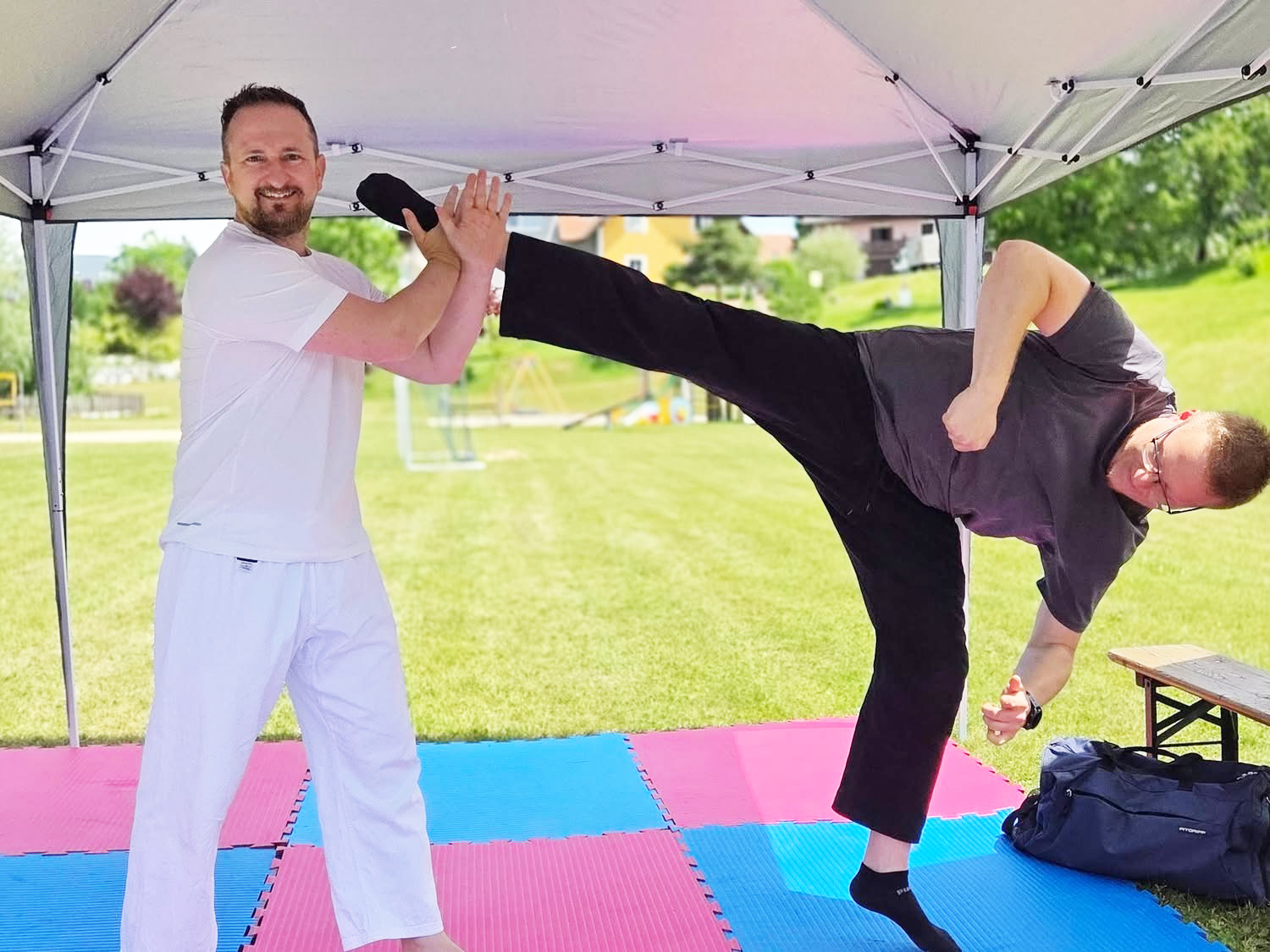 Spielefest Berghausen - Hapkido Training